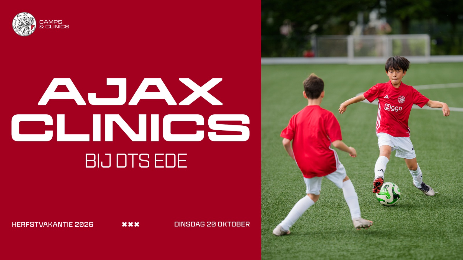 Ben jij bij de Ajax Clinic in de herfstvakantie?